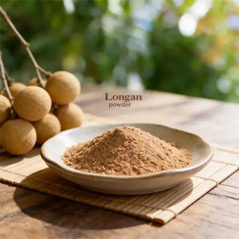 Does longan powder have antioxidant properties?